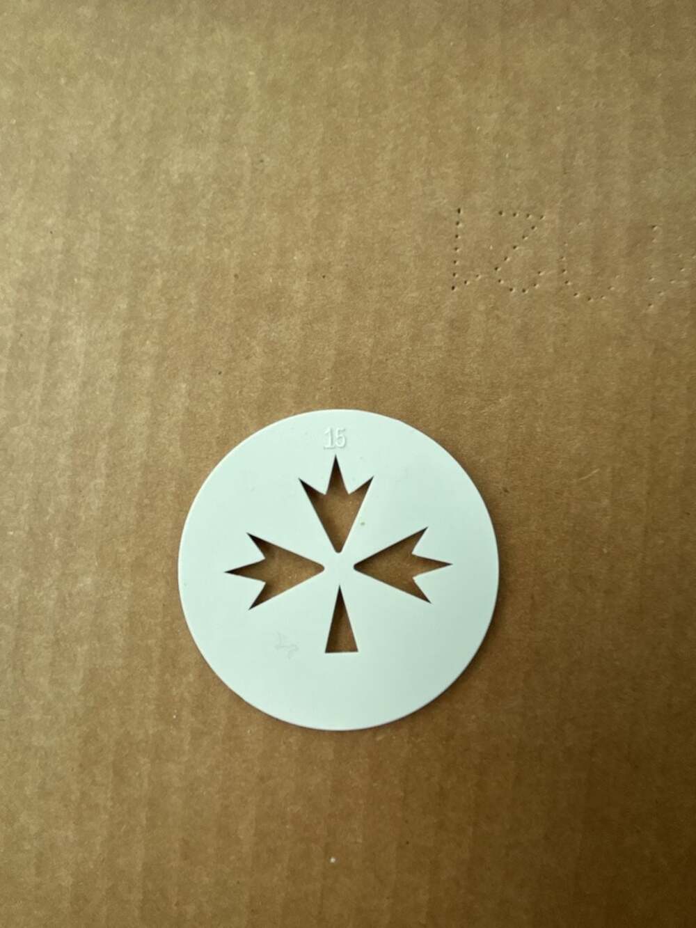 The Pampered Chef Cookie Press Replacement Disc Disk #15